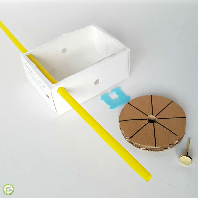 Recycled Materials Craft DIY Mini Soapbox Cart Green Kid Crafts